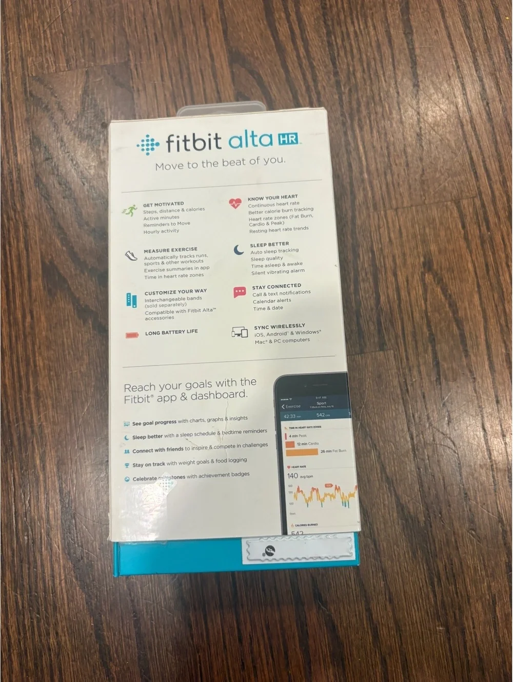 Fitbit Alta HR Fitness Wristband Large Size - Black
